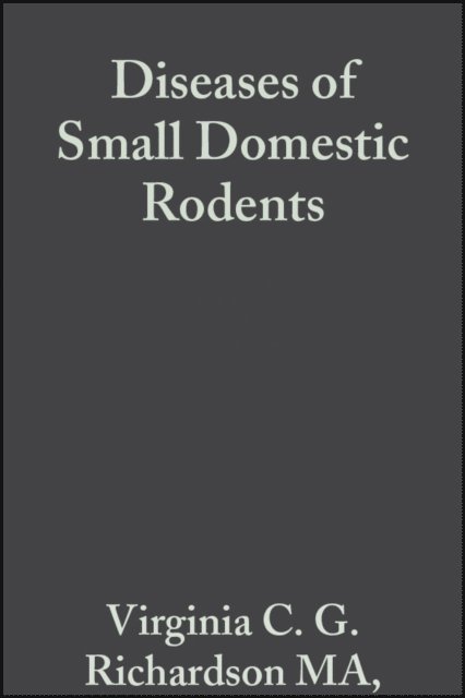 Virginia C. G. Richardson - Diseases of Small Domestic Rodents, E-bok