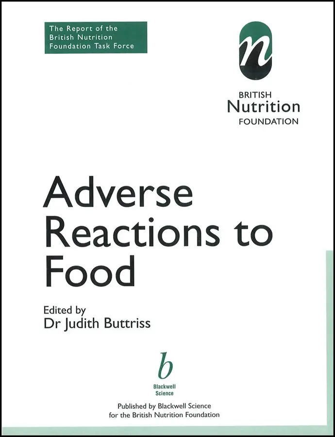 J Buttriss - Adverse Reactions to Food – The Report of a British Nutrition Foundation Task Force. Tillgänglighet: Tillfälligt slut