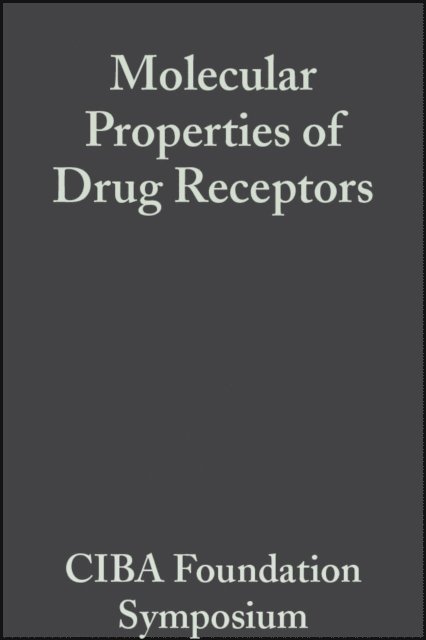 Maeve O'Connor, Ruth Porter - Molecular Properties of Drug Receptors, E-bok