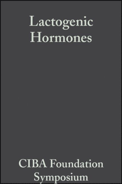 Julie Knight, G. E. W. Wolstenholme - Lactogenic Hormones, E-bok