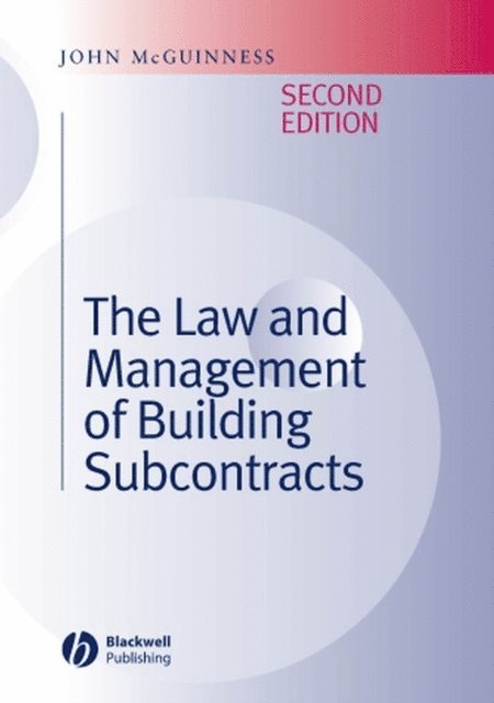 John McGuinness - Law and Management of Building Subcontracts, E-bok. Tillgänglighet: Lägg i varukorg