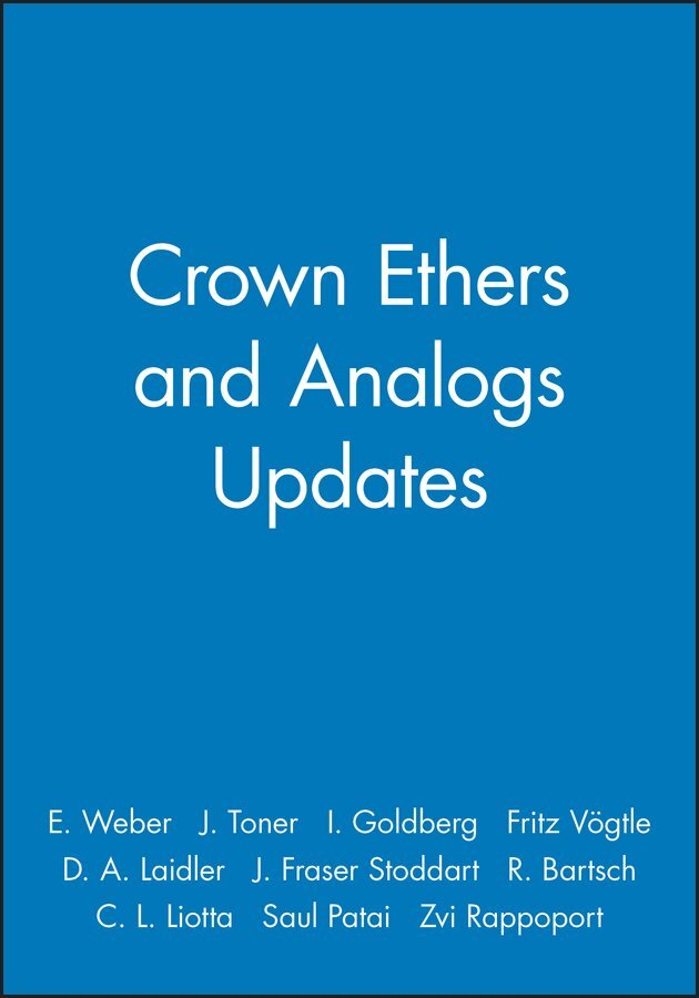 E Weber - Updates – Crown Ethers & Analogs. Tillgänglighet: Tillfälligt slut
