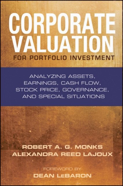 Alexandra Reed Lajoux, Robert A. G. Monks - Corporate Valuation for Portfolio Investment, E-bok