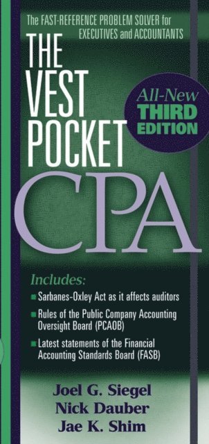 Jae K. Shim, Nick A. Dauber, Joel G. Siegel - Vest Pocket CPA, E-bok