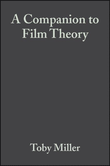 Robert Stam, Toby Miller - Companion to Film Theory, E-bok