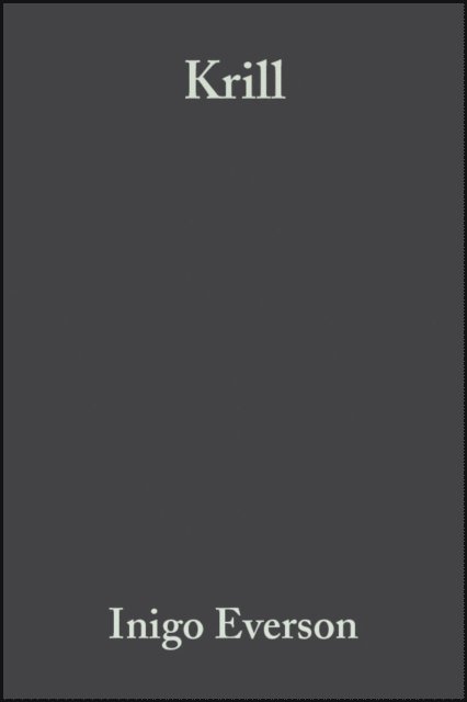 Inigo Everson - Krill, E-bok