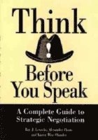 Think Before You Speak