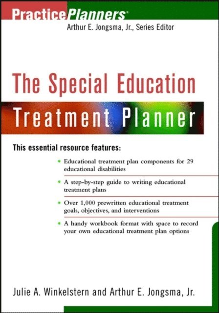 David J. Berghuis, Julie A. Winkelstern - Special Education Treatment Planner, E-bok