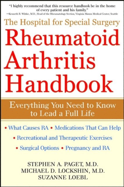 Suzanne Loebl, Michael D. Lockshin, Stephen A. Paget - Hospital for Special Surgery Rheumatoid Arthritis Handbook, E-bok