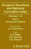 Inorganic Reactions and Methods, Cumulative Index, Part 2