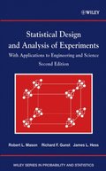 Statistical Design and Analysis of Experiments