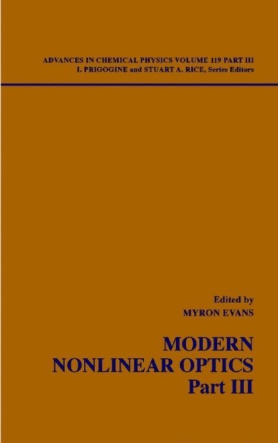 Myron W. Evans - Modern Nonlinear Optics, Volume 119, Part 3, E-bok