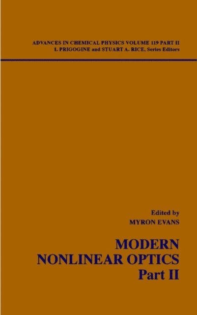 Myron W. Evans - Modern Nonlinear Optics, Volume 119, Part 2, E-bok
