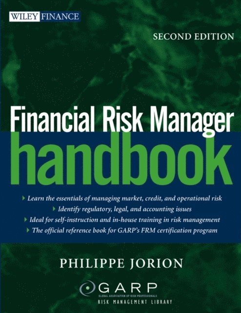 Philippe Jorion - Financial Risk Manager Handbook, E-bok