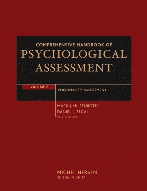 Daniel L. Segal, Mark J. Hilsenroth - Comprehensive Handbook of Psychological Assessment, Volume 2, E-bok