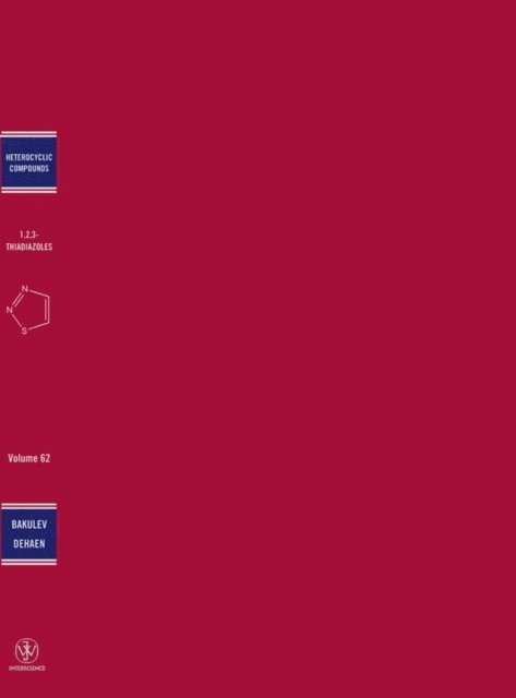 Wim Dehaen, Vasiliy A. Bakulev - Chemistry of 1,2,3-Thiadiazoles, Volume 62, E-bok