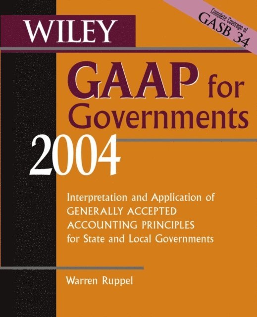 Warren Ruppel - Wiley GAAP for Governments 2004, E-bok