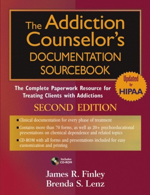 Brenda S. Lenz, James R. Finley - Addiction Counselor's Documentation Sourcebook, E-bok
