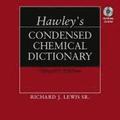 Hawley's Condensed Chemical Dictionary CD-ROM