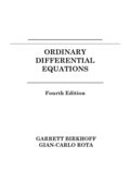 Ordinary Differential Equations