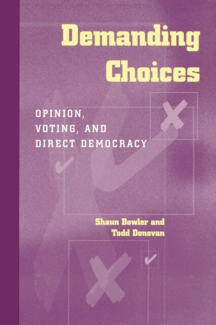 Todd Andrew Donovan, Shaun Bowler - Demanding Choices, E-bok