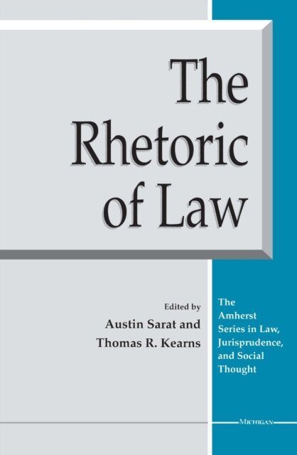 Thomas R. Kearns, Austin Sarat - Rhetoric of Law, E-bok