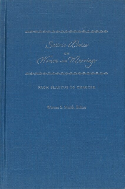 Warren S. Smith - Satiric Advice on Women and Marriage, E-bok