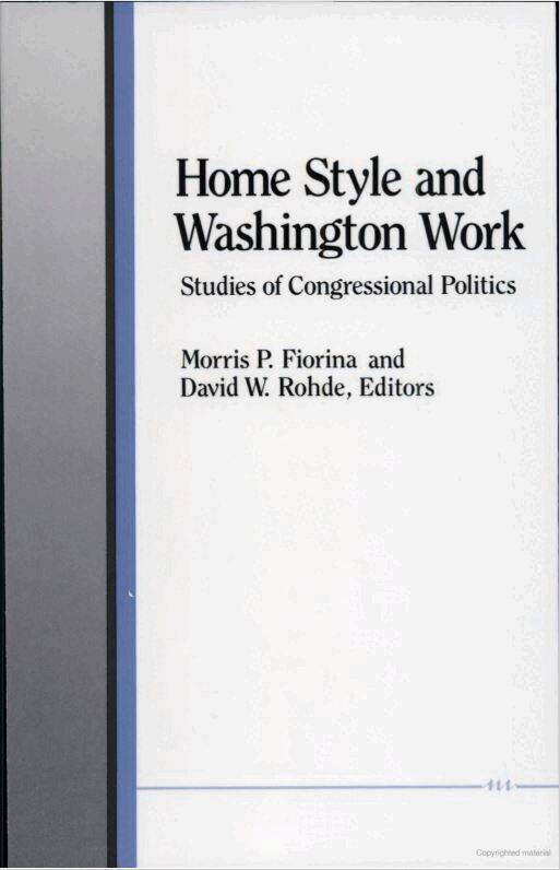 Morris P. Fiorina, David W. Rohde - Home Style and Washington Work, Häftad. Tillgänglighet: Tillfälligt slut