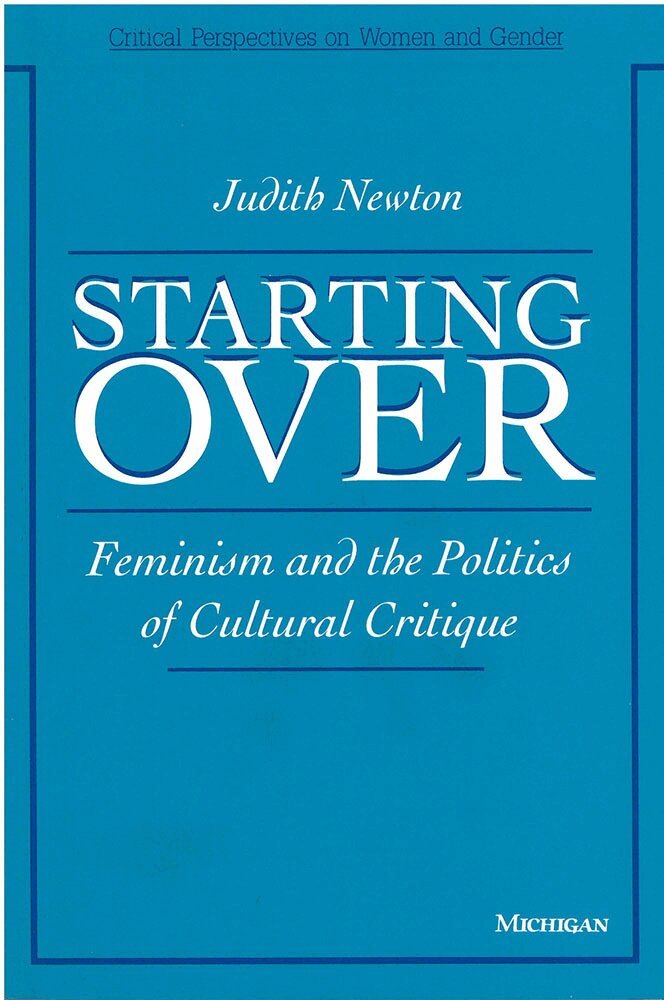 Judith Newton - Starting Over, Inbunden. Tillgänglighet: Tillfälligt slut