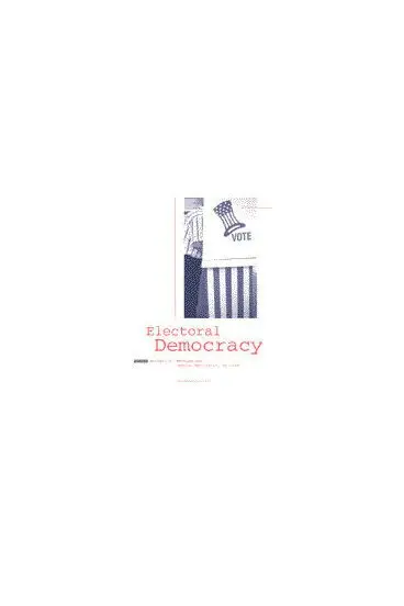 George Rabinowitz, Michael B. MacKuen - Electoral Democracy, Inbunden. Tillgänglighet: Tillfälligt slut