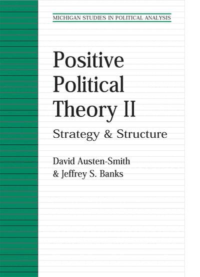 David Austen-Smith, Jeffrey S. Banks - Positive Political Theory II, Inbunden. Tillgänglighet: Tillfälligt slut