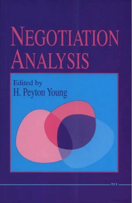 H. Peyton Young - Negotiation Analysis, Inbunden. Tillgänglighet: Tillfälligt slut