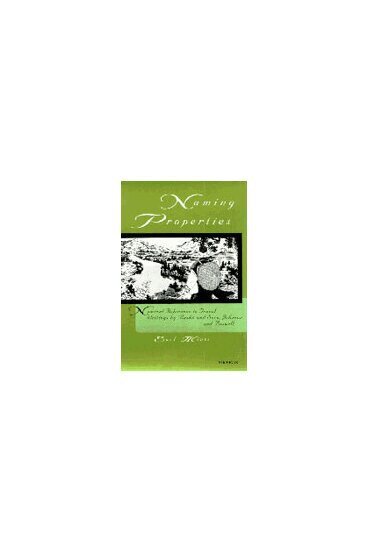 Earl Miner - Naming Properties, Inbunden. Tillgänglighet: Tillfälligt slut