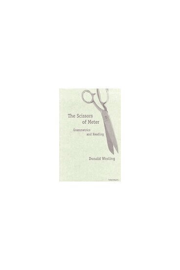 Donald Wesling - Scissors of Meter, Inbunden. Tillgänglighet: Tillfälligt slut