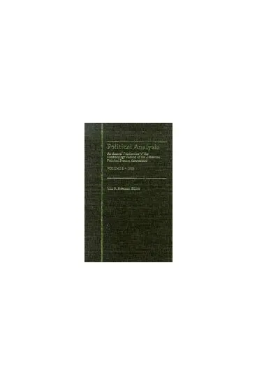 John R. Freeman - Political Analysis, Inbunden. Tillgänglighet: Tillfälligt slut