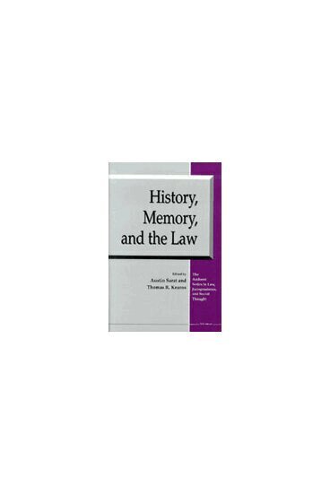 Austin Sarat, Thomas R. Kearns - History, Memory, and the Law, Inbunden. Tillgänglighet: Tillfälligt slut