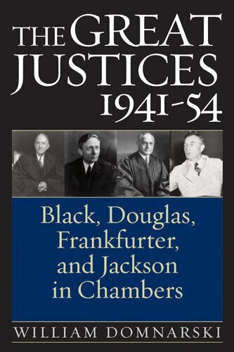 William Domnarski - Great Justices, 1941-54, Inbunden. Tillgänglighet: Tillfälligt slut