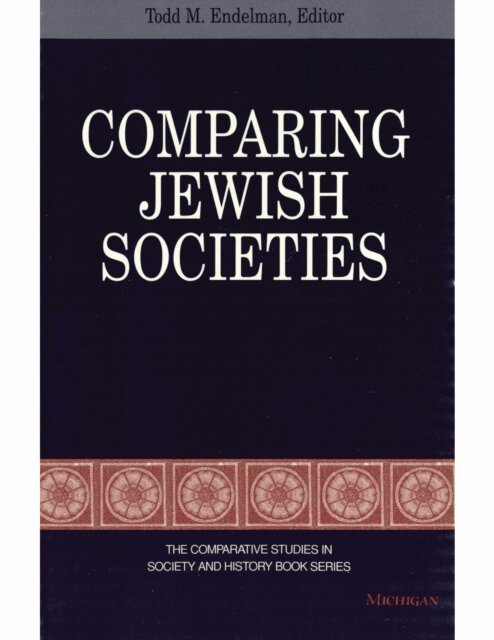 Todd M. Endelman - Comparing Jewish Societies, E-bok