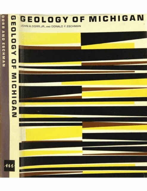 Donald F. Eschman, Jr. John A. Dorr - Geology of Michigan, E-bok
