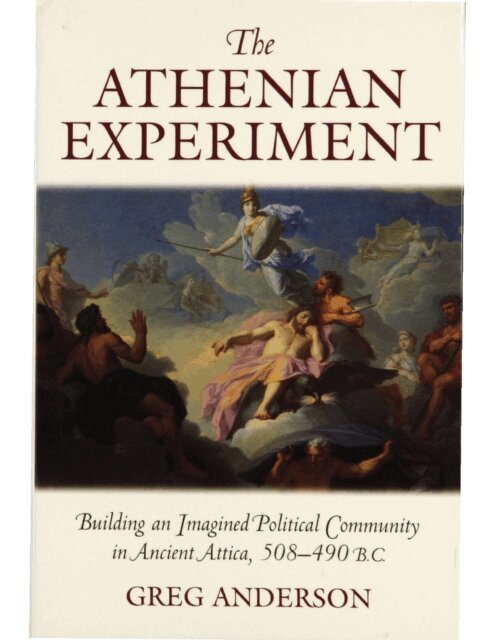 Greg Anderson - Athenian Experiment, E-bok