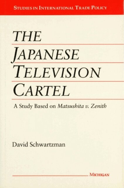 David A. Schwartzman - Japanese Television Cartel, E-bok. Tillgänglighet: Lägg i varukorg