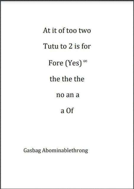 Guy Armstrong - At It of too two Tutu to 2 is for Fore yes the the the no an a a Of, E-bok