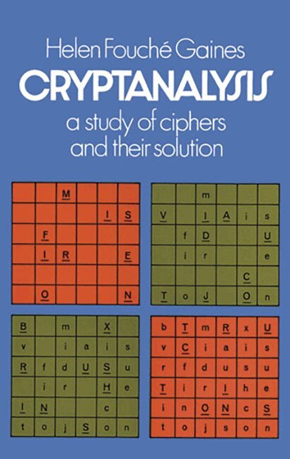 Helen Fouche Gaines - Cryptanalysis, Häftad