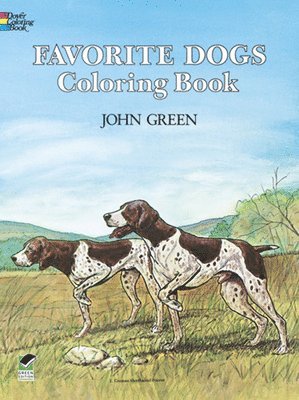 John Green - Favorite Dogs Coloring Book, Häftad
