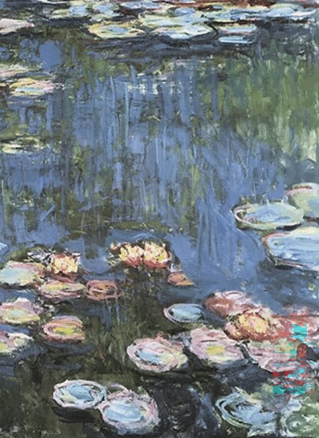 Claude Monet - Monet Water Lilies Notebook, Häftad