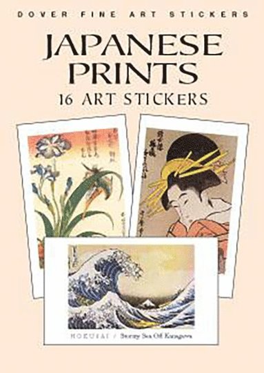 Japanese Prints: 16 Art Stickers by Hiroshige "Hokusai
