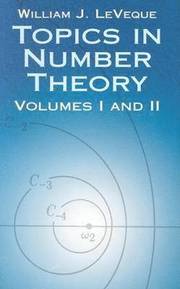 Topics in Number Theory Vol 1 and 2