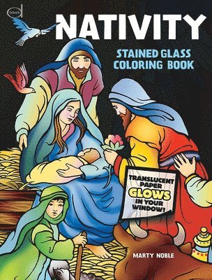 Marty Noble - Nativity Stained Glass Coloring Book, Häftad