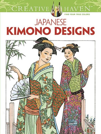 Creative Haven Japanese Kimono Designs Coloring Book av Ming-Ju Sun