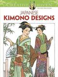 Creative Haven Japanese Kimono Designs Coloring Book